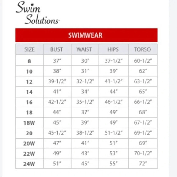 SWIM SOLUTIONS Bust Support Flyaway Convertible Tankini Swim Top Size 14 NWT - Picture 10 of 11